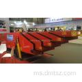 Mengangkat Teleskopik Belt Conveyor Truck Loading Conveyor